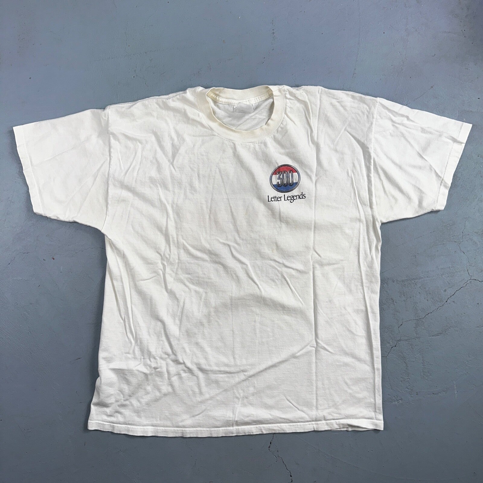 300 Brutes Cars VTG T Shirt Letter Legends Sports Racing Automobile Cool Y2K