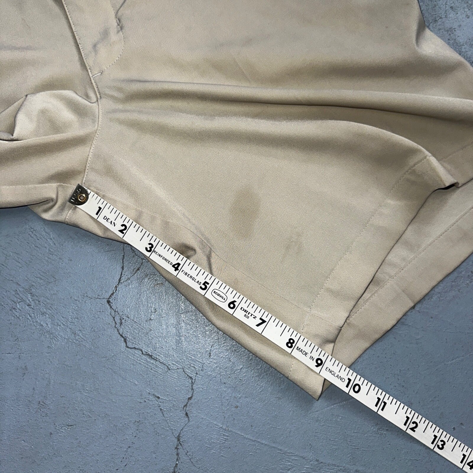 Nike Mens Golf Athletic Gym 32 Muscle Shorts Dri Fit Tan Gym Sports M