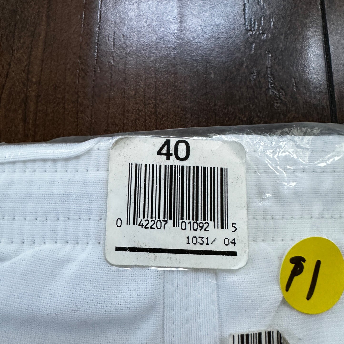 VINTAGE 1986 JOCKEY FRONT FLY MENS BRIEF UNDERWEAR White SIZE 40 NEW DEADSTOCK