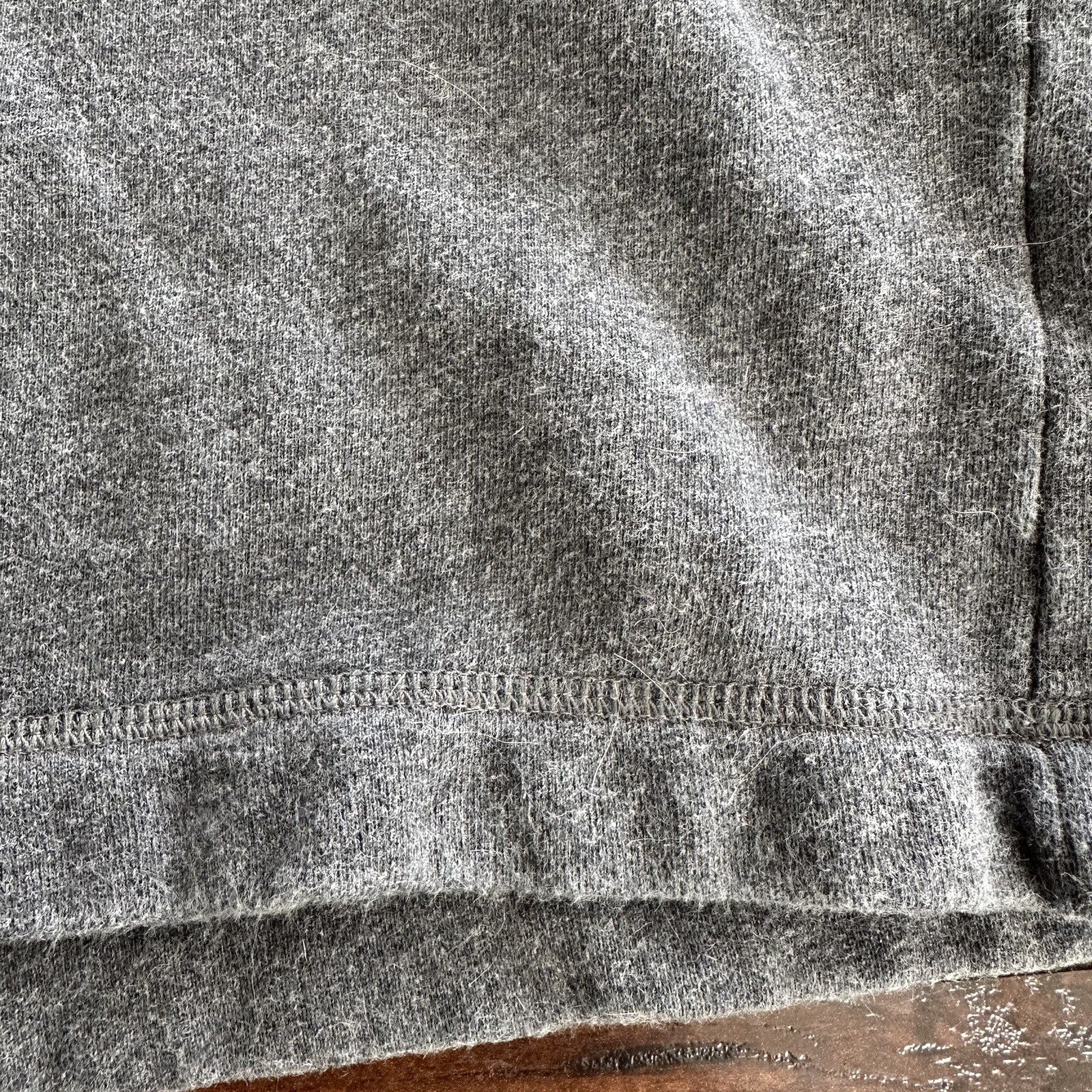 Eddie Bauer Mens Size 2XL Gray Cotton Tight Knit V-Neck Pullover Sweater Jumper