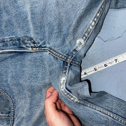 Levis 560 Vintage 90s Canada Red Tab Loose Fit Tapered Leg Blue Jeans 31x34