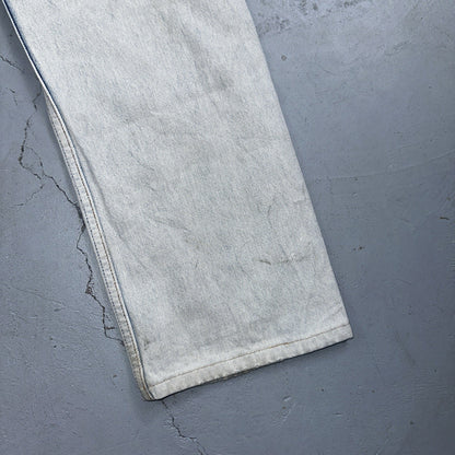 Levis 501 Vintage 90s Y2K XX Straight Leg Jeans Blue Light Wash 34x36 Act 33x31