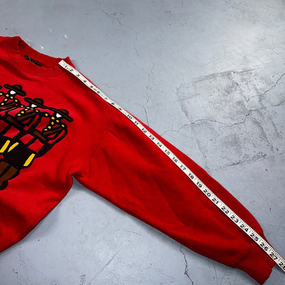 Vtg 90’s Marc Tetro Canada Mountie Police Crewneck Red Sweatshirt S-M