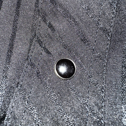 Vintage Wrangler Pearl Snap Shirt Men's Large Black Western 90s Cowboy