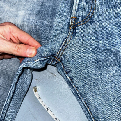 Levis 501 Vintage Y2K XX Straight Leg Jeans Blue Light Wash 34x34 Act 33x32