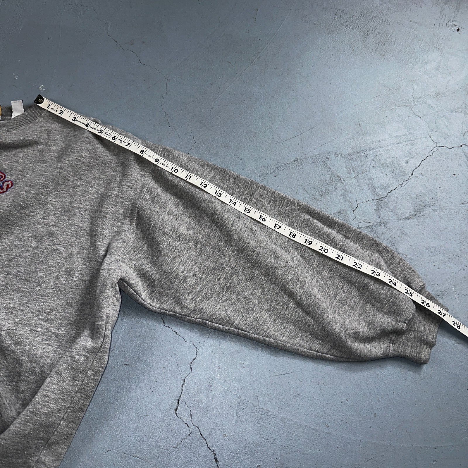 Pooh VTG Real Bears Never Ask Crew Neck Sweatshirt XL Embroidered Grey 90s