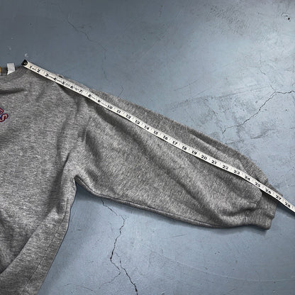 Pooh VTG Real Bears Never Ask Crew Neck Sweatshirt XL Embroidered Grey 90s