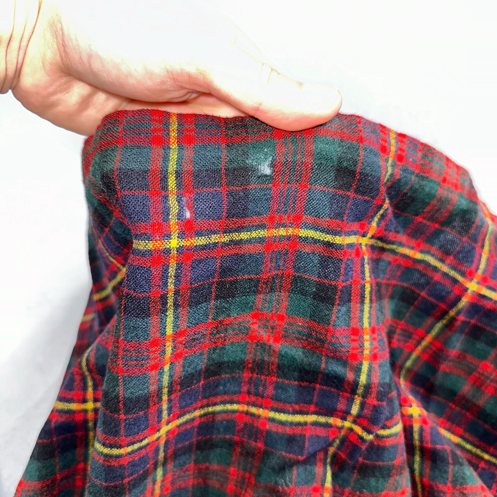 Pendleton 100% Virgin Wool Button Up Plaid Flannel Shirt Board VTG Thrashed 70s