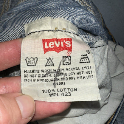Levis 501 Vintage 90s Y2K XX Straight Leg Jeans Blue Med Wash 32x29 Act 31x28