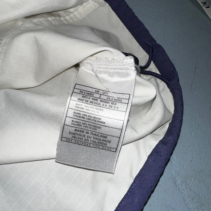 Nike Jacket Vintage Nylon Windbreaker Women’s Quarter Zip Large White 90s