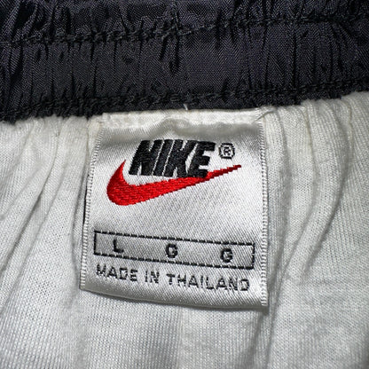 Nike VTG 90s Windbreaker Track Pants Ankle Zip Lined Black 1990s Essential