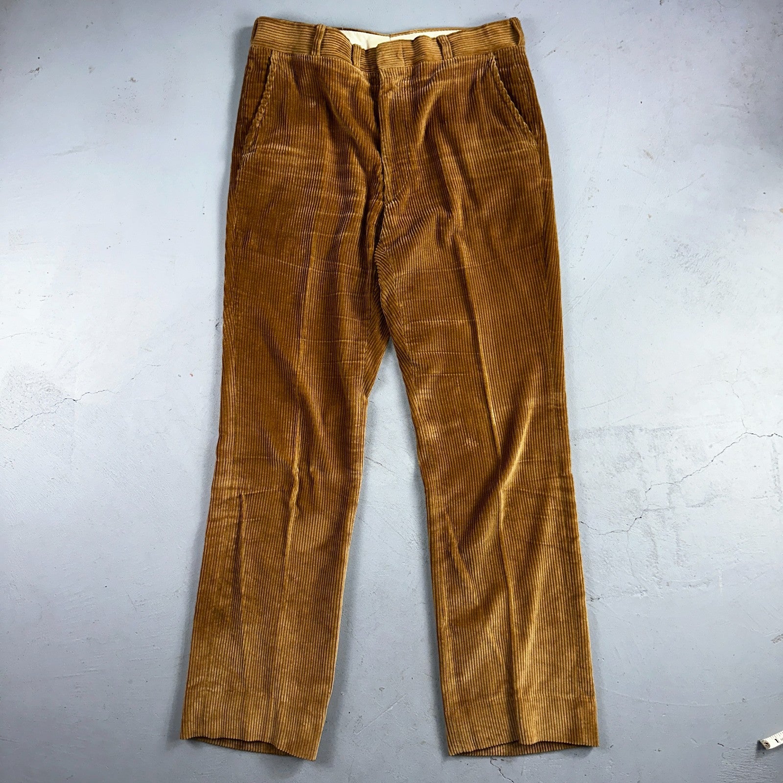 VTG Mens 2 PC Suit 40 Jacket Coat Pants Brown Rockabilly 60s 1960s Corduroy