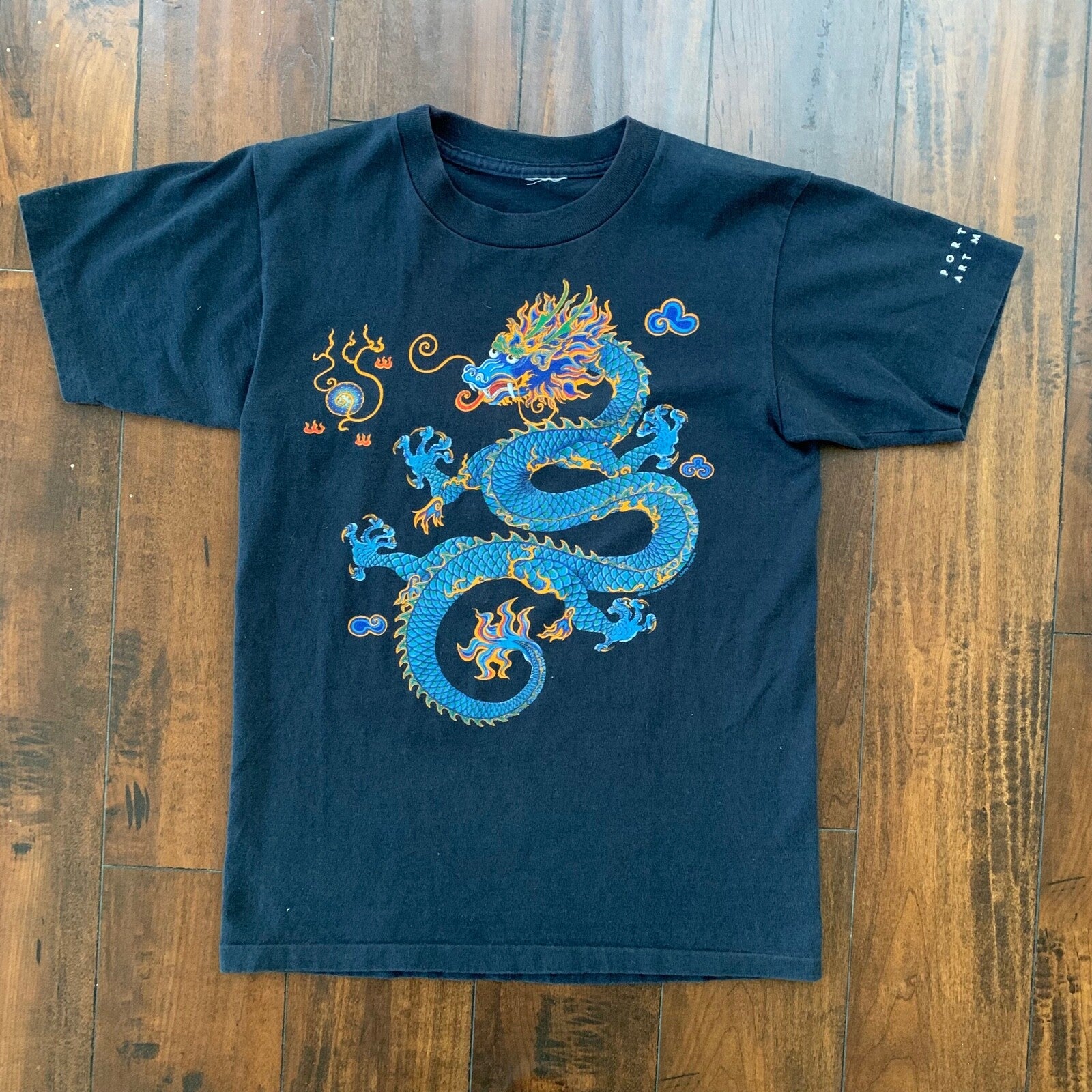 Dragon Portland Art Museum Vintage T Shirt Art Geisha Rap Picasso Rare 90s Band