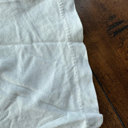 Crazy Print Thrashed Vintage T Shirt Rap Music Grunge Nirvana White 90s Skate