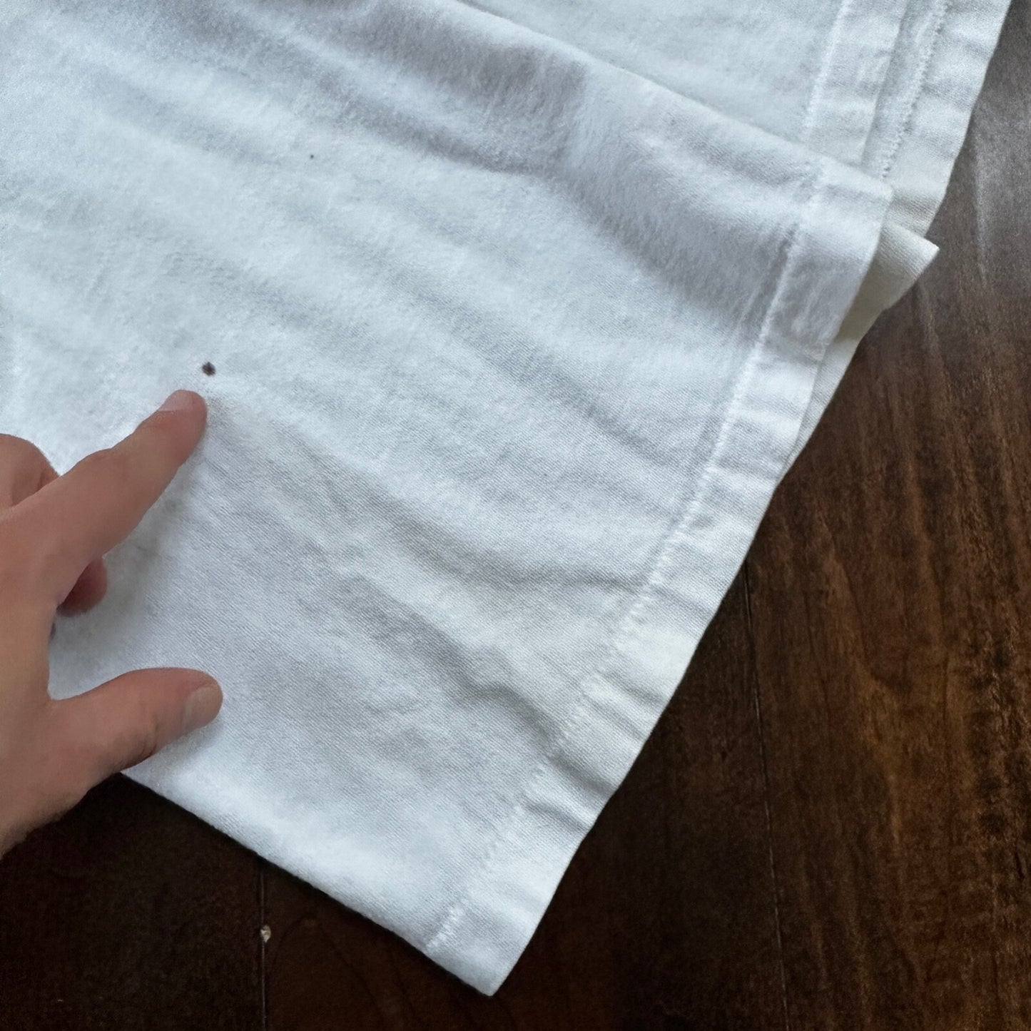 Line Shots Vintage T Shirt Volleyball Surf L 1990 90s White Single Stitch Cool