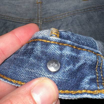 Levis 501 Vintage Y2K XX Straight Leg Jeans Blue Med Wash 40x32 Act 40x31