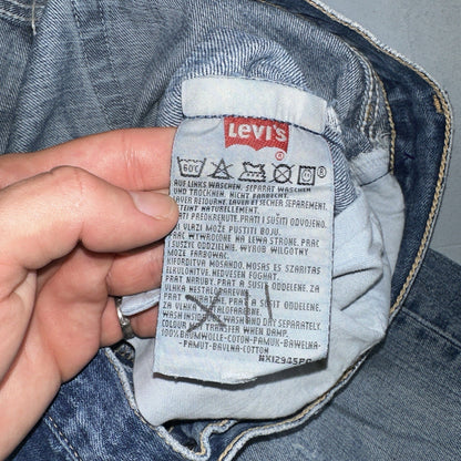 Levis 501 Vintage 90s Y2K XX Straight Leg Jeans Blue Med Wash 34x32 Act 33x31