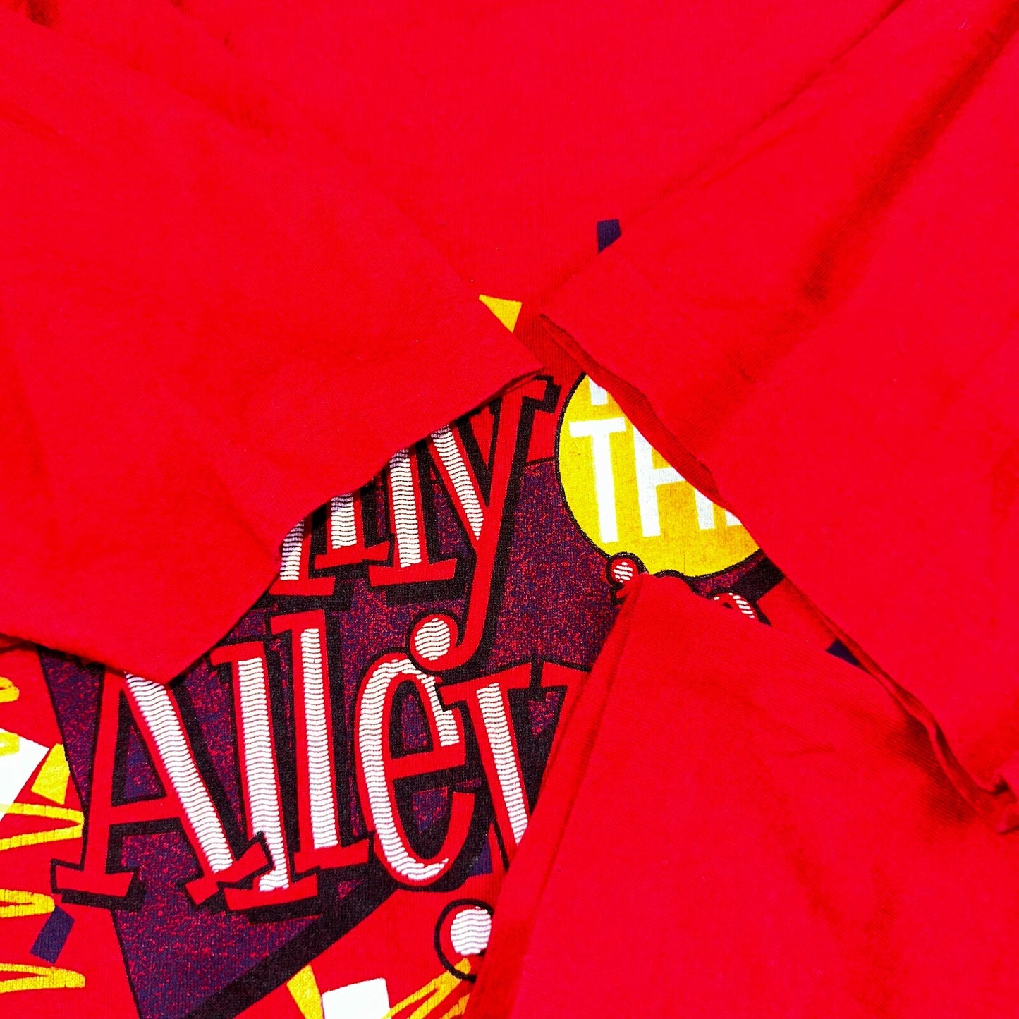 Rally Alley 1989 VTG T Shirt Screen Stars XL 80s Single Stitch Red Cars Security