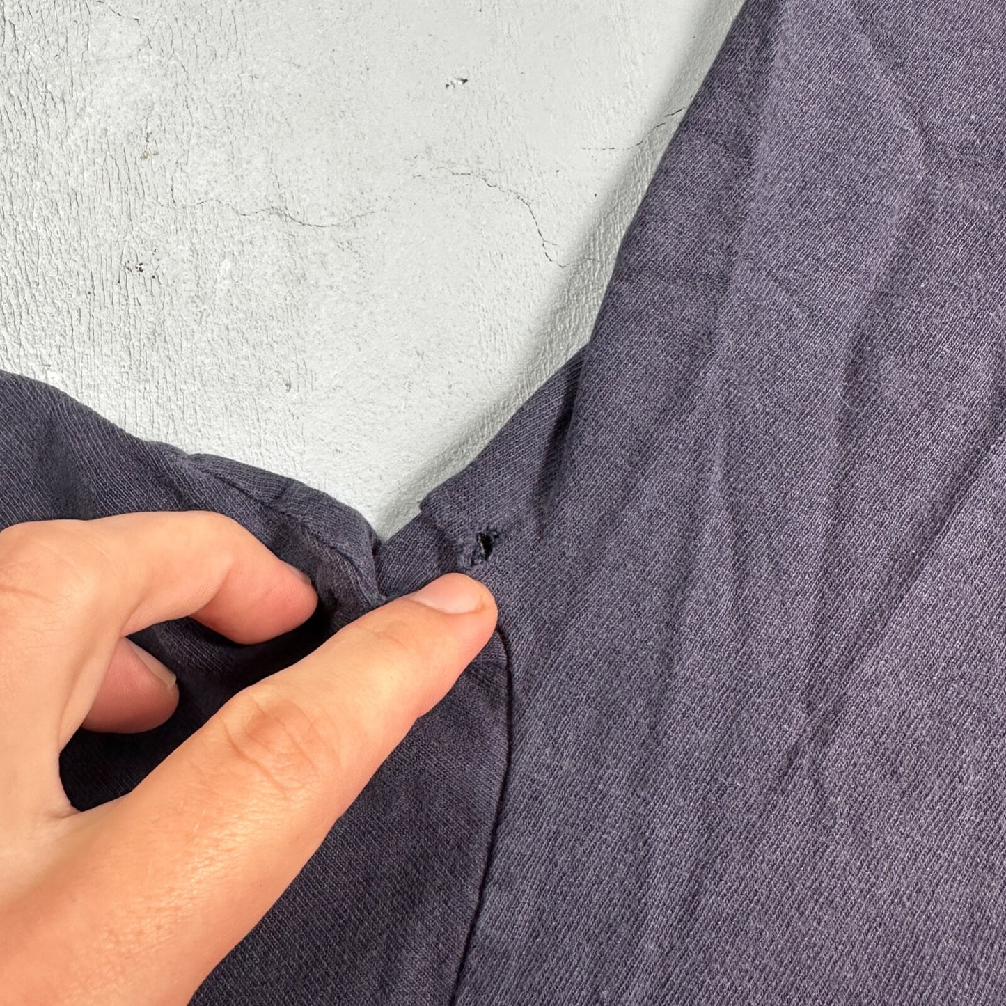 Nike OG Swoosh Logo Y2K VTG T Shirt Center Navy Faded Blue Check 70s Repro