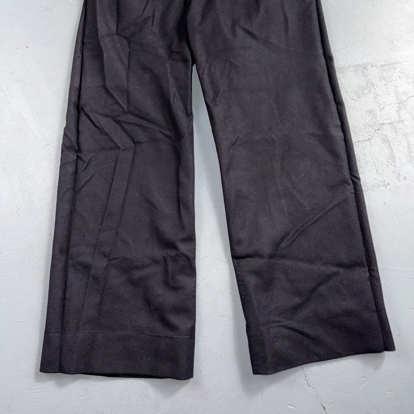 VTG 40s WWII US Naval Clothing Factory Wool Sailor Pants Navy 30L Bell Bottoms