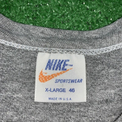 Vintage Nike T Shirt Unisex Crop Top Quad Metallic Jordan 1 Chicago 1985 Bred