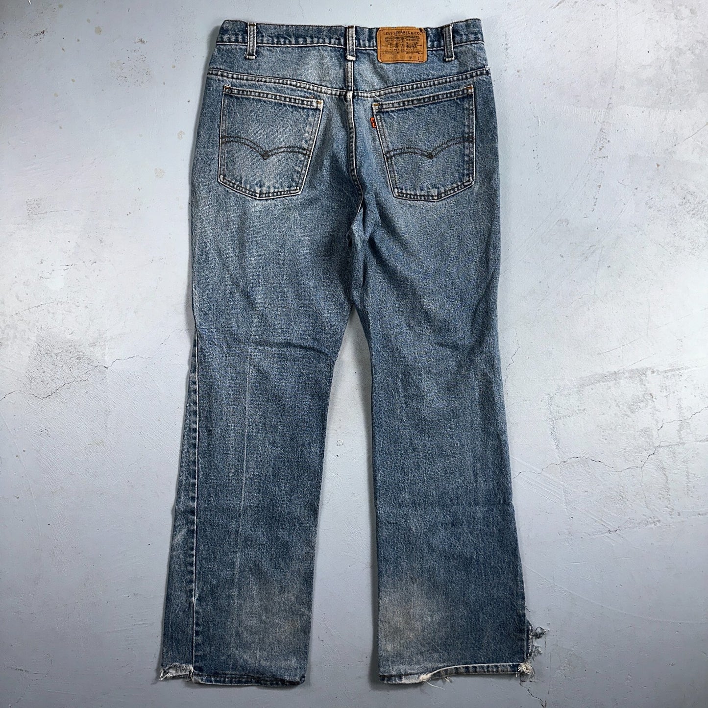 Levis 517 VTG 70s 80s 20517 Bootcut Blue Jeans Size 36x32 USA Orange Tab 33x30