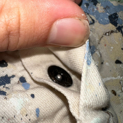 VTG Washington Dee Cee Thrashed Overalls Carpenter Bibs Workwear Painter Paint