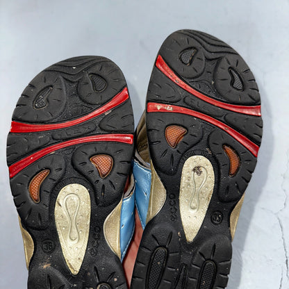 Ecco Unisex Blue Slide Comfort Style Sandals Size 36 Beach Summer Hiking Y2K