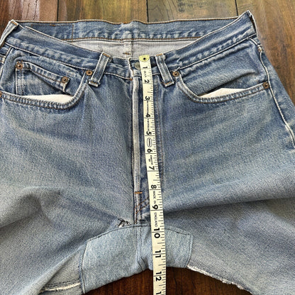 Levis Vintage 80s Redline Selvedge USA 501 XX Jeans 66 70s Light 32x36 Act 29x30