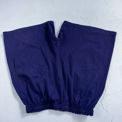 Champion VTG USA 80s Sweat Gym Shorts Large Navy Blue Faded Reverse Weave 1980s