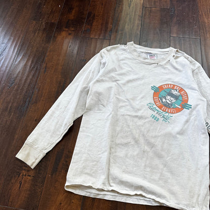 Oneita VTG T Shirt Cosmos Dil Famous River Guide Oregon Hiking Travel Funny