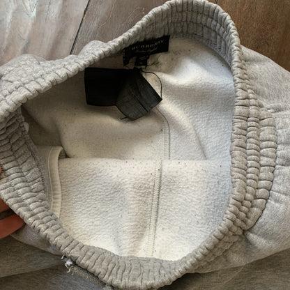 Burberry Rainbow Embroidered Logo Cotton Sweatpants Gray Medium 100% Authentic