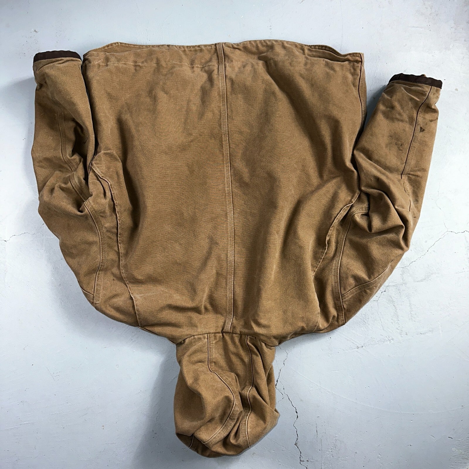 Carhartt VTG Bartlett Jacket 2XL Regular Brown Hooded Sherpa Lined 102285 Y2K