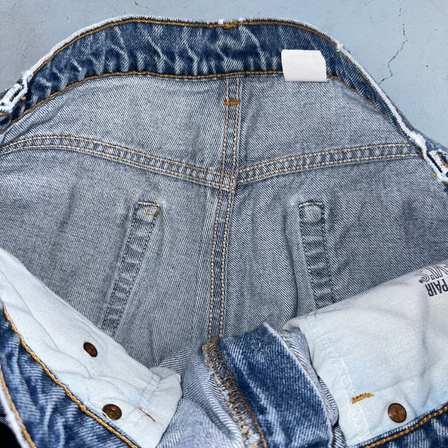 Levis 517 Jeans Mens 36x34 Black Denim Bootcut Red Tab USA Vintage 90s 34x32