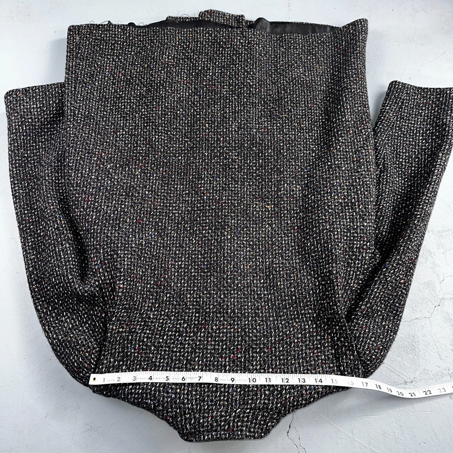 Sherwood of Ohio Jacket Pea Coat 1970s Cloak USA 70s Rockabilly Speckle Wool