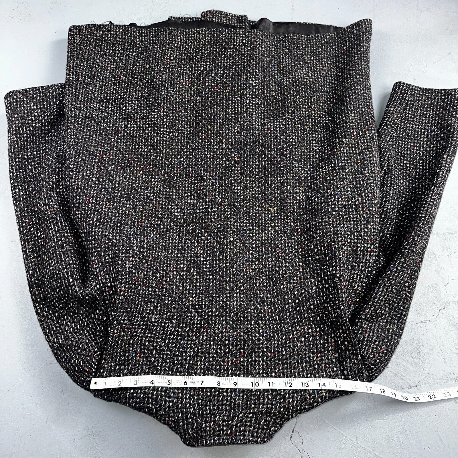 Sherwood of Ohio Jacket Pea Coat 1970s Cloak USA 70s Rockabilly Speckle Wool