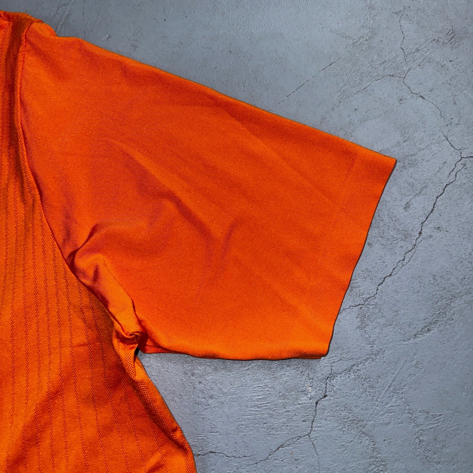 Nike Tiger Woods Polo Shirt Mens L Golf TW Performance Sun Orange VTG 90s Y2K