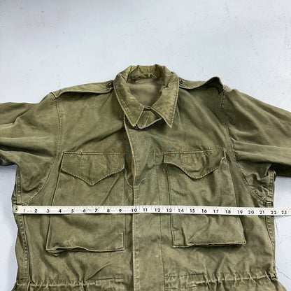 Field Jacket Post WWII Korean War M1950 Coat 1950s 50s OG107 M65