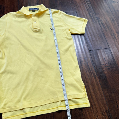Vintage Polo Ralph Lauren Shirt Mens Medium Yellow 90’s basic classic