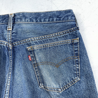 Levis 501 Vintage 80s USA XX Straight Leg Jeans Blue Light Wash 36x40 Act 32x29