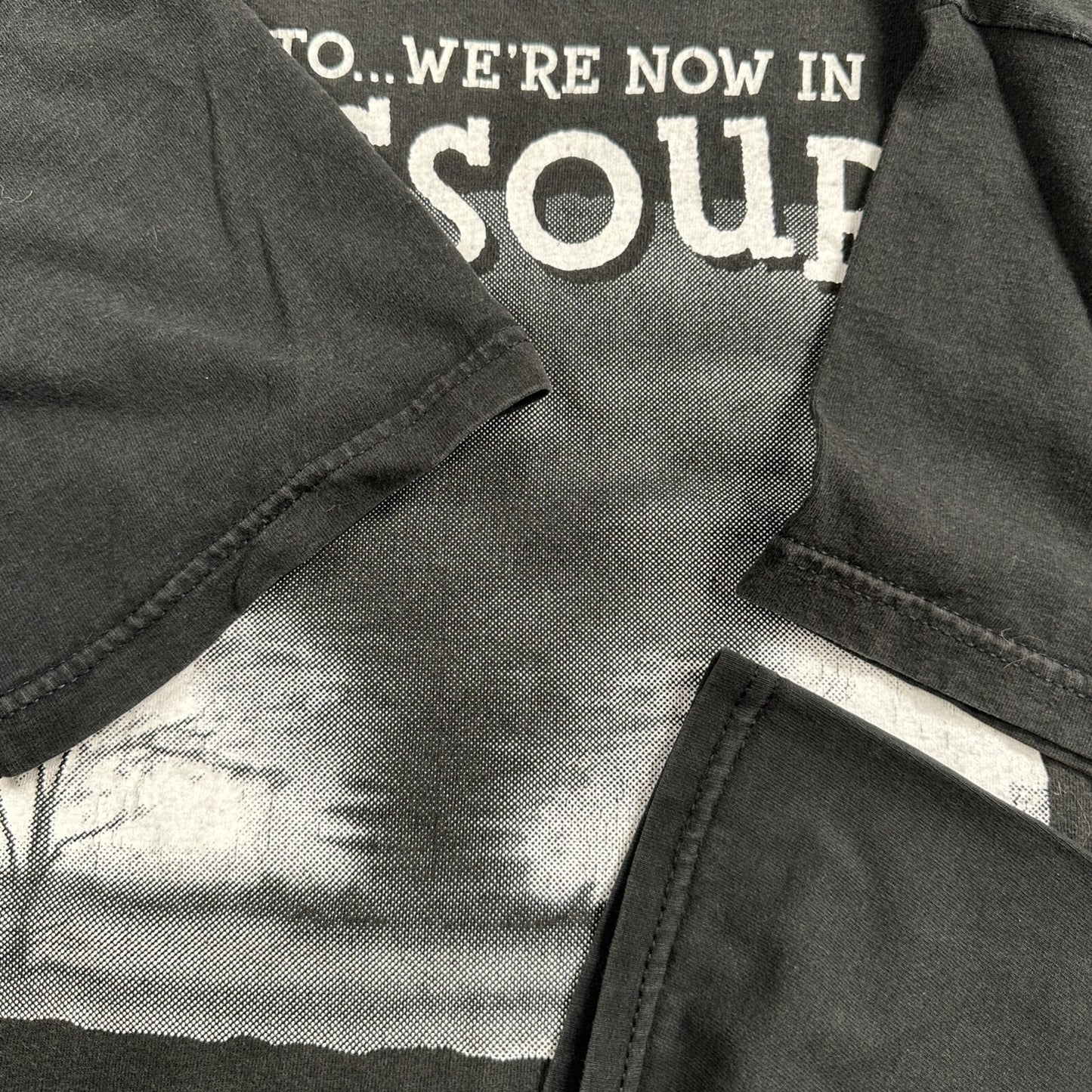 Missouri Toto VTG T Shirt 90s Y2K Tornado Alley Midwest FOTL Black Fun Art Tree