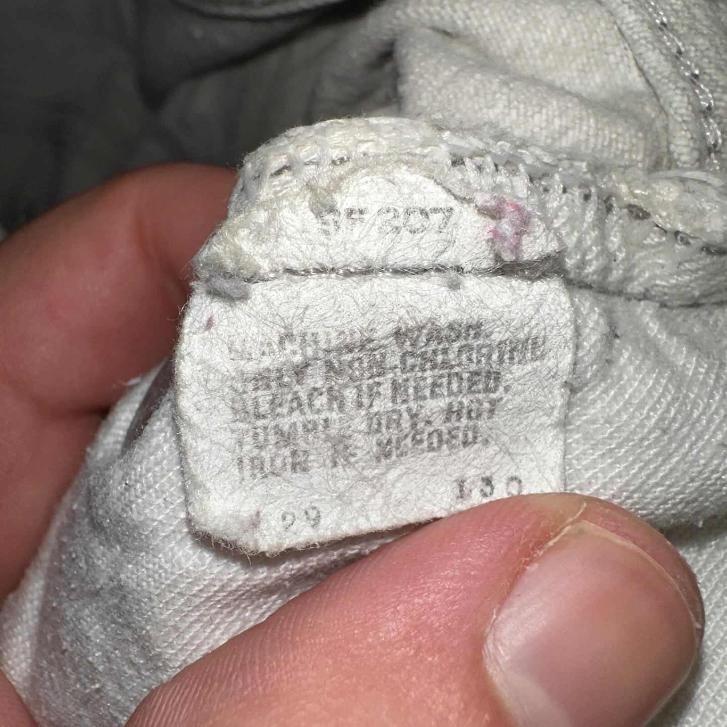 Levis 501 Vintage 80s USA XX Straight Leg Jeans White Med Wash 29x30 Act 28x29