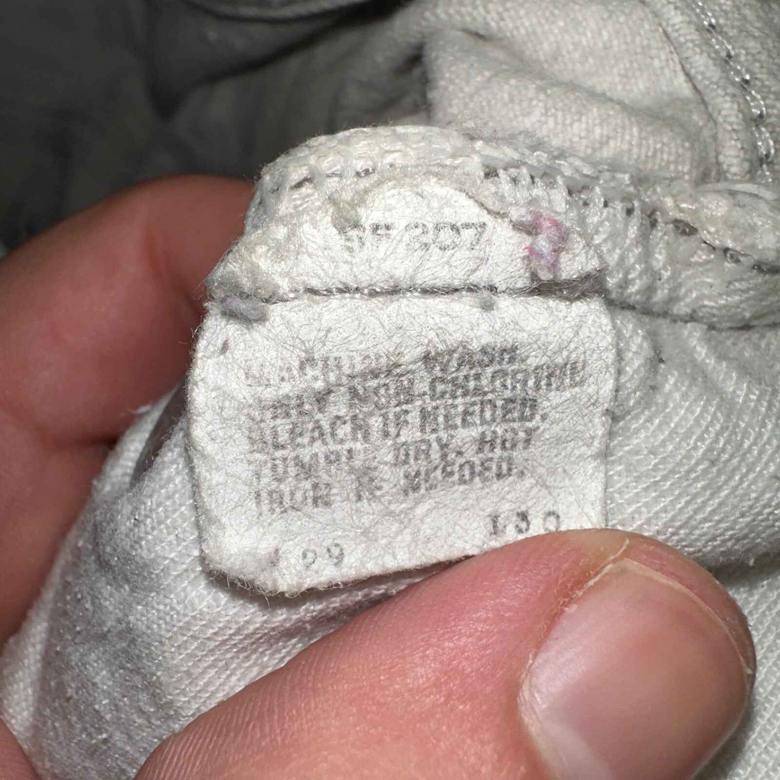 Levis 501 Vintage 80s USA XX Straight Leg Jeans White Med Wash 29x30 Act 28x29