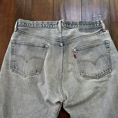 Levis VTG 70s SS Redline Selvedge USA 501 XX Jeans 66 80s 38x33 Act 34x27 CUT