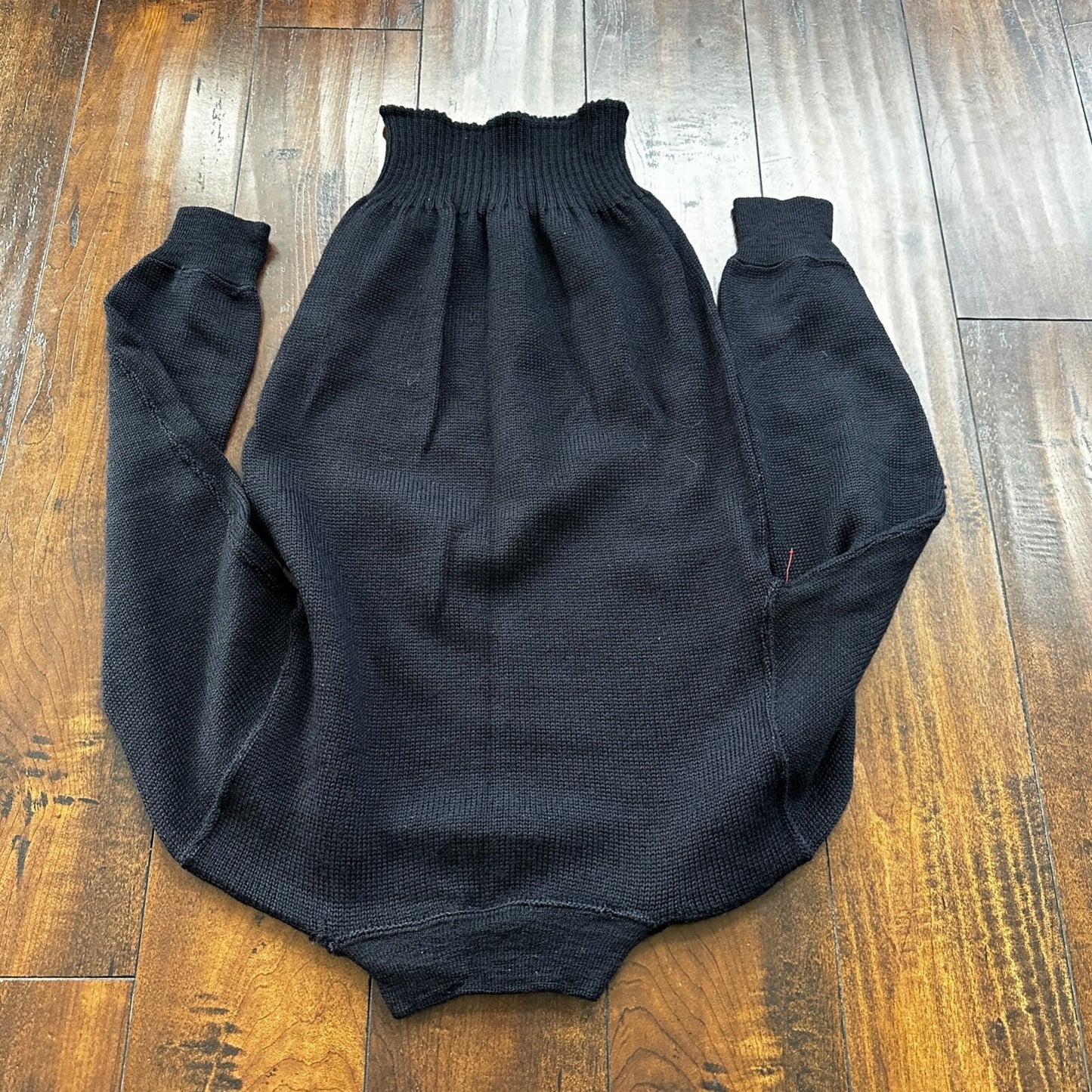 Vintage WW2 WWII USN Navy Deck Watch Wool Sailor's Sweater 1940s 40s Knit Rare