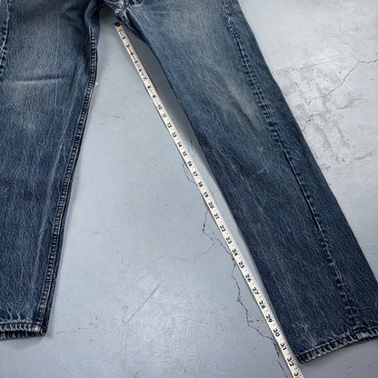 Levis 501 Vintage 80s USA XX Straight Leg Jeans Blue Light Wash Act 31x32