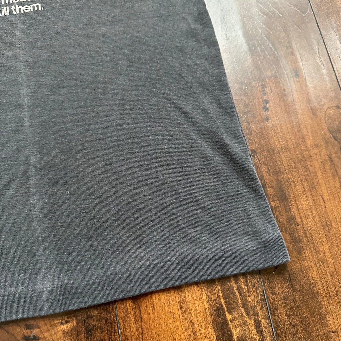 Join The Army RARE Vintage T Shirt 80s Tank Military Text Kill Humor USA Country