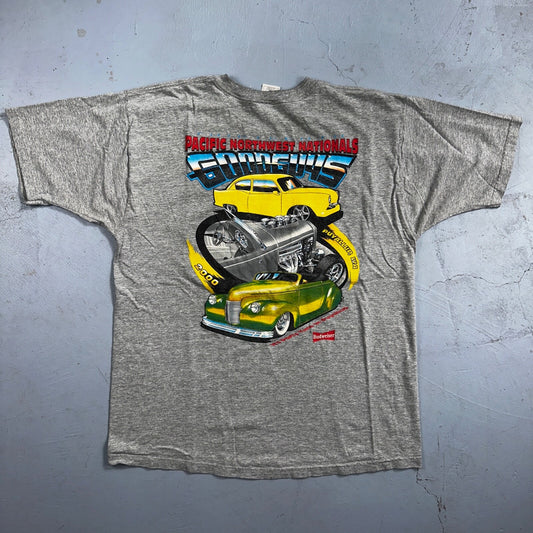 Budweiser Beer Cars VTG T Shirt Muscle Good Guys Racing FOTL PNW Portland Oregon