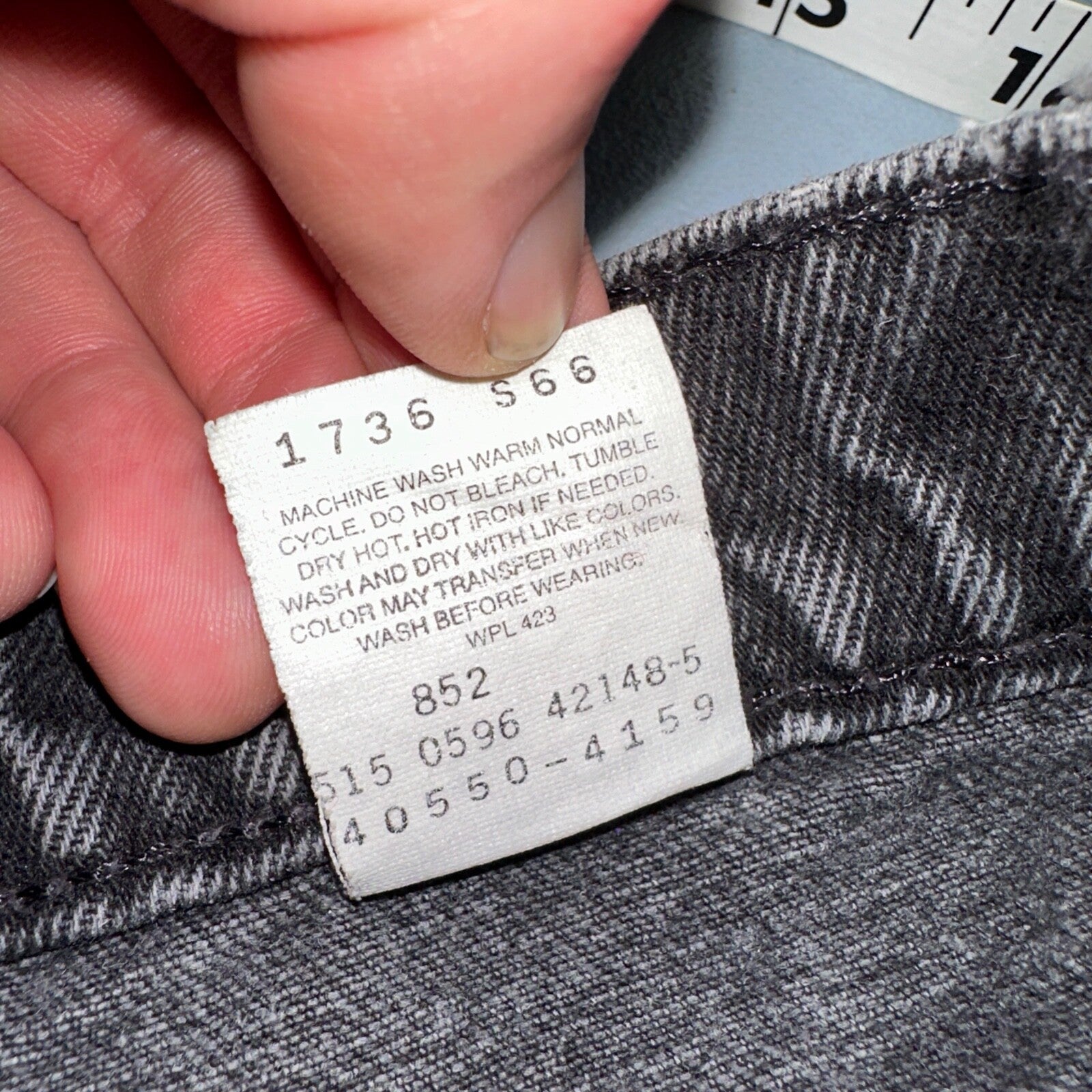 Levis 550 Vintage 90s USA Orange Tab Jeans 38x32 Black Med Wash 501 Act 36x31