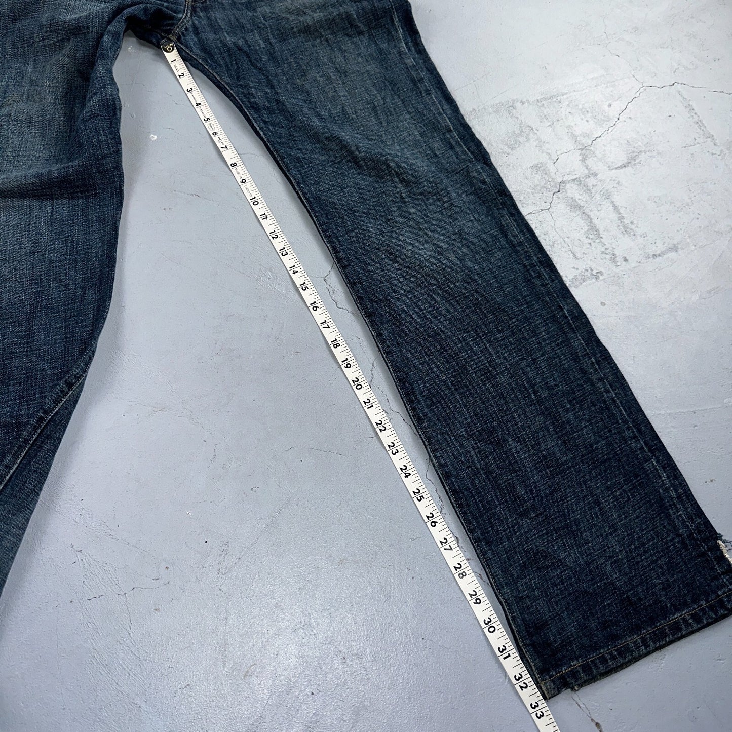 Levis 501 Vintage Y2K XX Straight Leg Jeans Blue Med Wash 33x34 Act 34x32